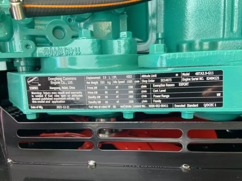 CUMMINS 88 GENERATOR